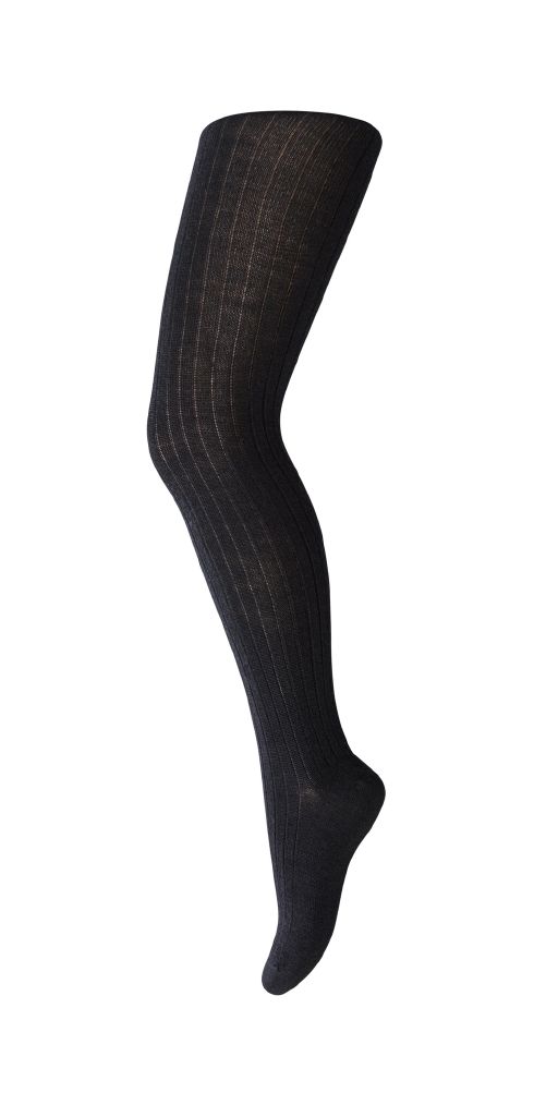 Strømpebukse - MP Pad Wool tights - Sort