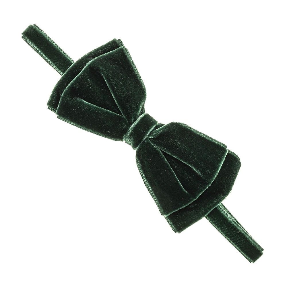 Tversoversløyfe Fløyel dobbel - Siena - Grønn Ones