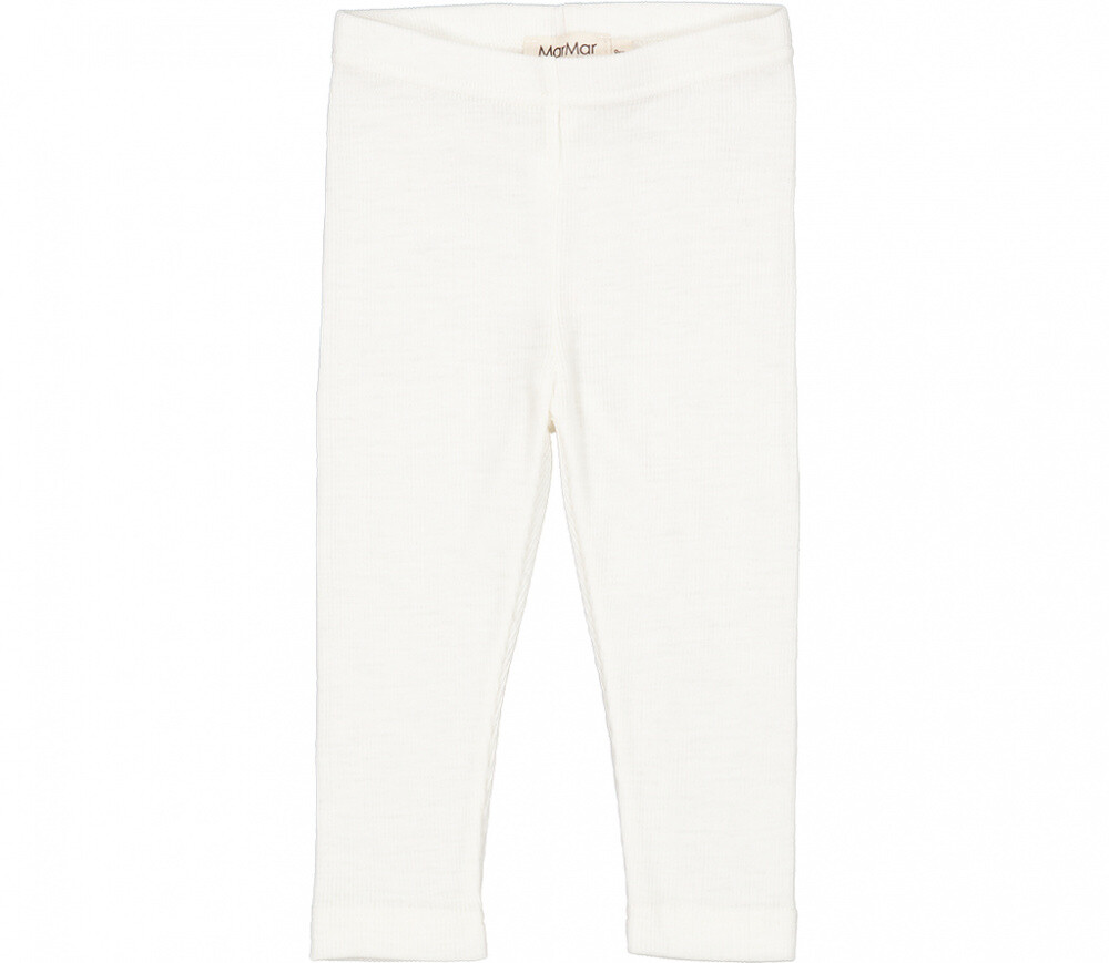 UllBukse Rib Leg Hvit - MarMar Copenhagen