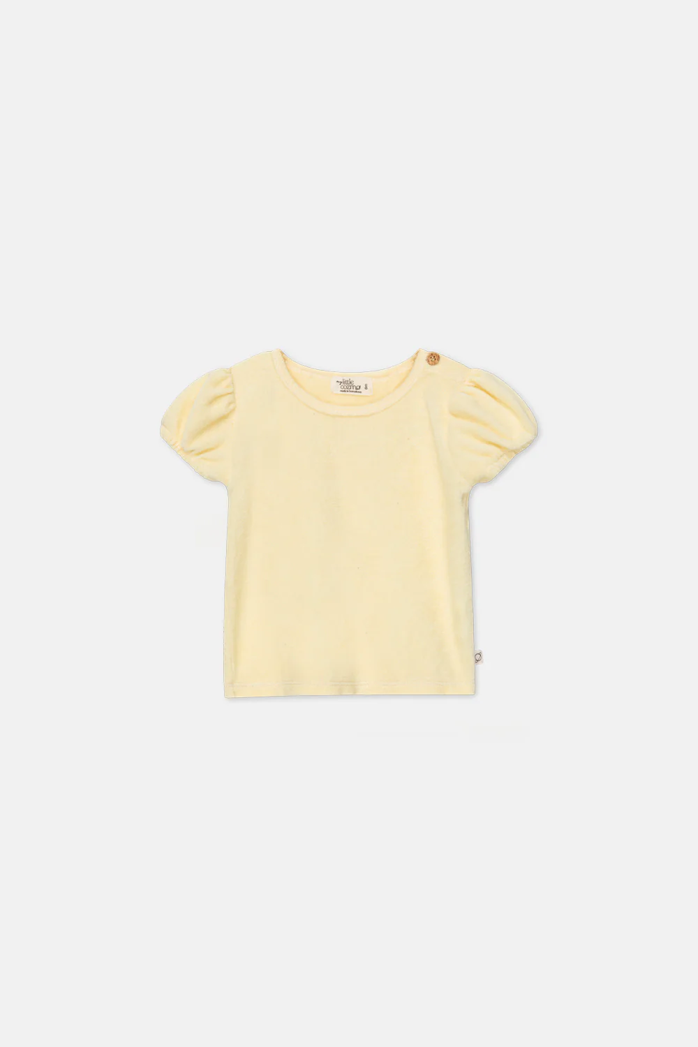 T-skjorte Frotte Yellow - My Little Cozmo