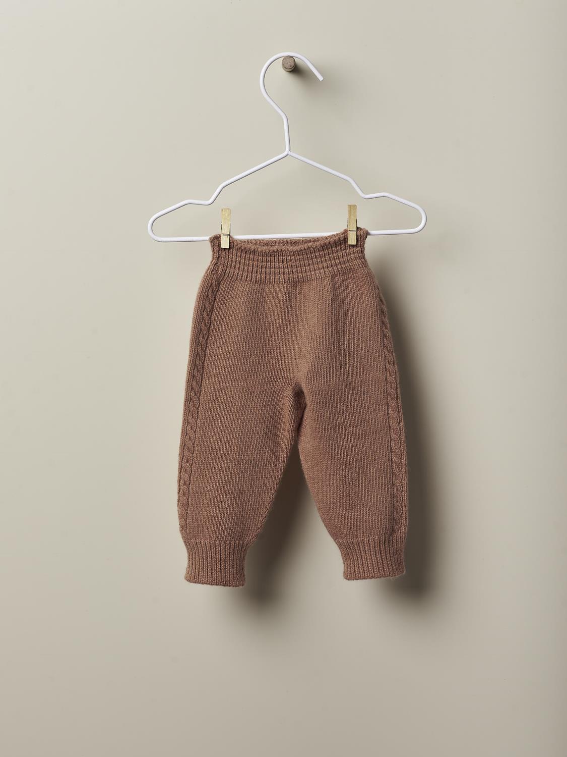 Ullbukse Mønster Brun Cashmere - Wedoble