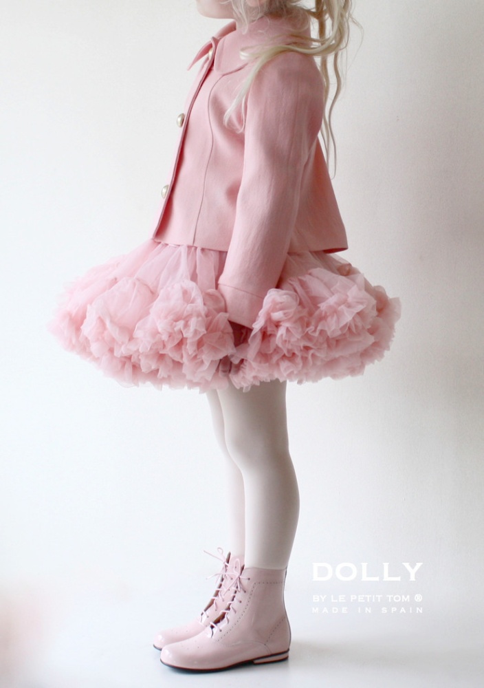 Tutu skjørt - Rose Pink - DOLLY By Le Petit Tom - bakside