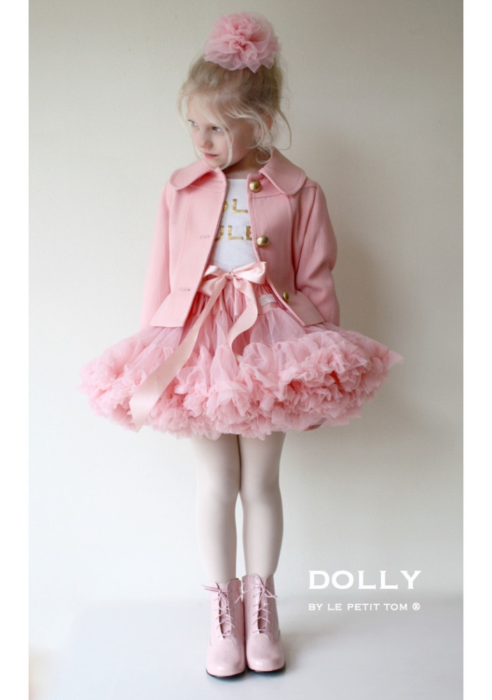 Tutu skjørt - Rose Pink - DOLLY By Le Petit Tom - bakside
