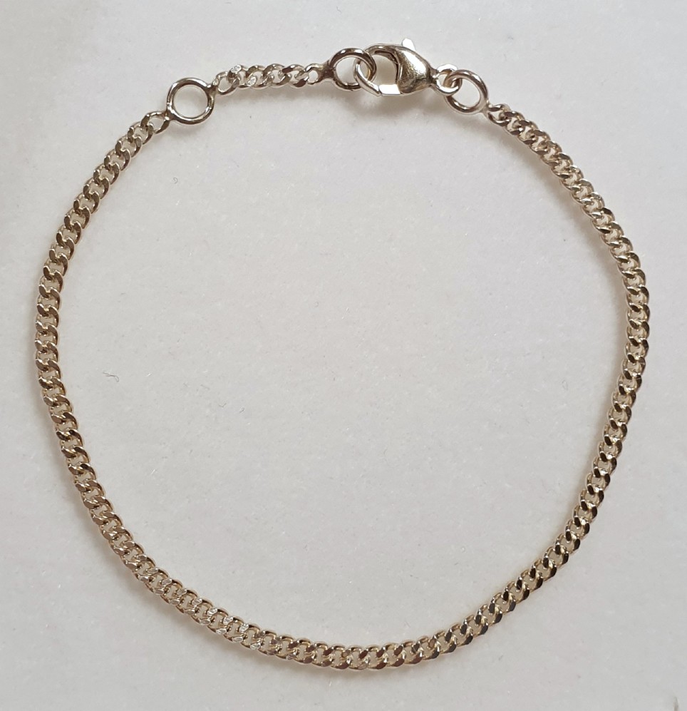 Johanna og Arne Armbånd,Bred Panser-Sølv - Sølv 14